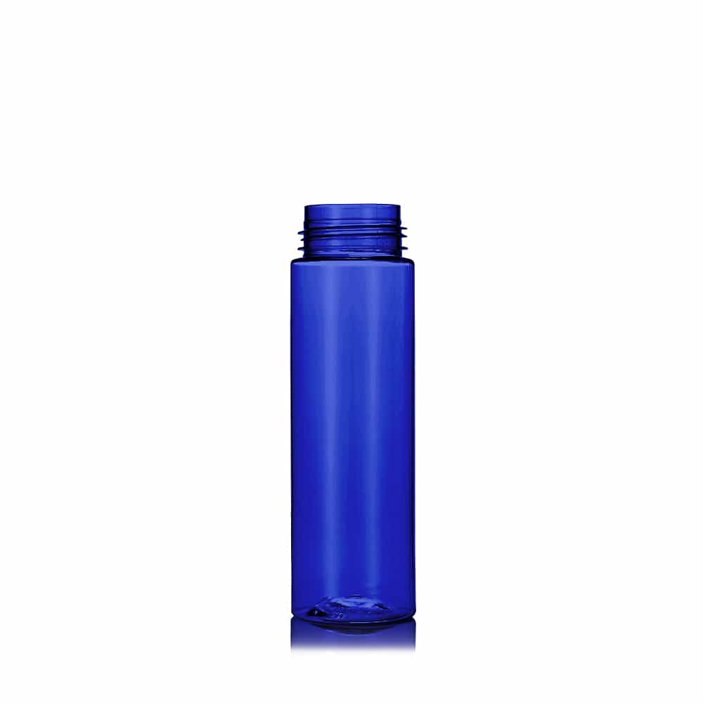 2 oz Blue PET Foam Bottle Bottle with 30-400 neck finish
