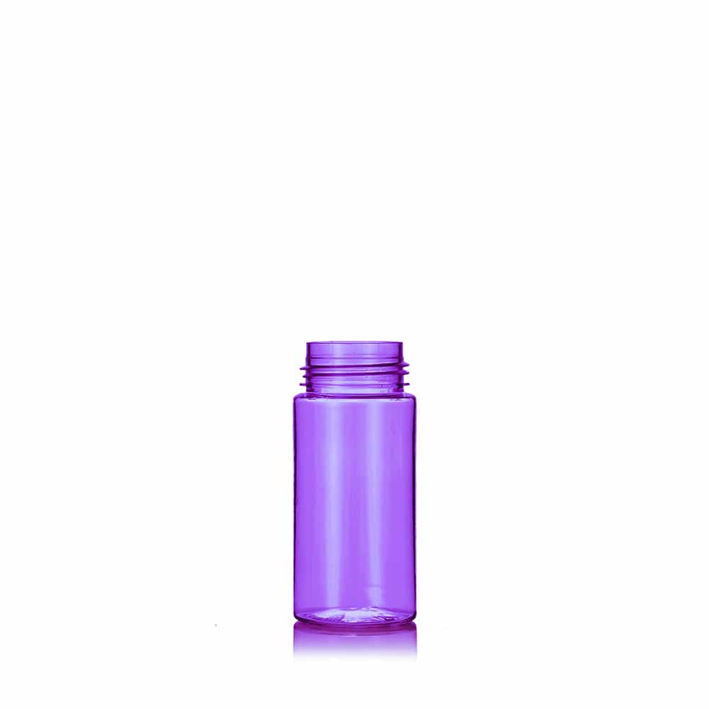 4 oz Purple PET Foam Bottle Bottle with 42-410 neck finish