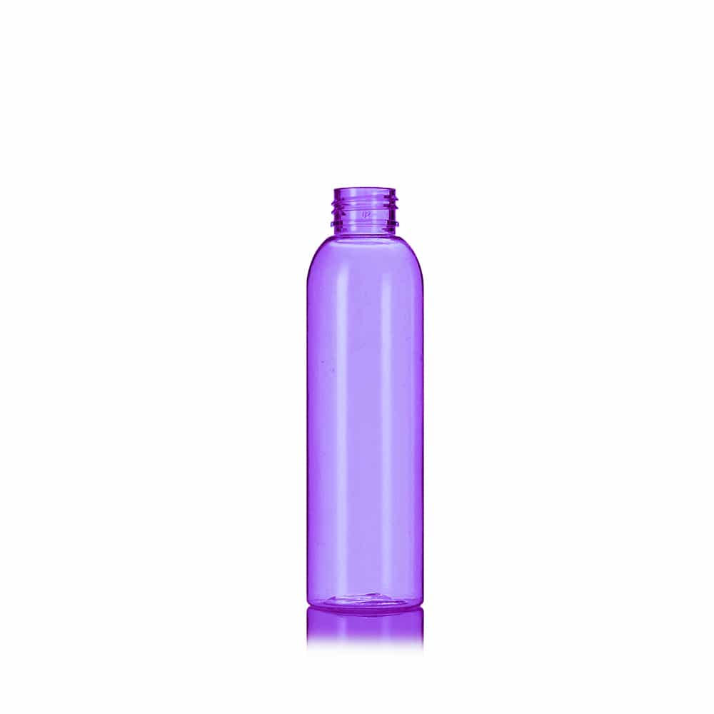 5 oz Purple PET Bullet Bottle with 24-410 neck finish