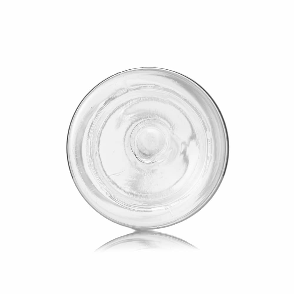 2 oz Clear PET Cylinder Round Bottle with 20-410 neck finish - Product image