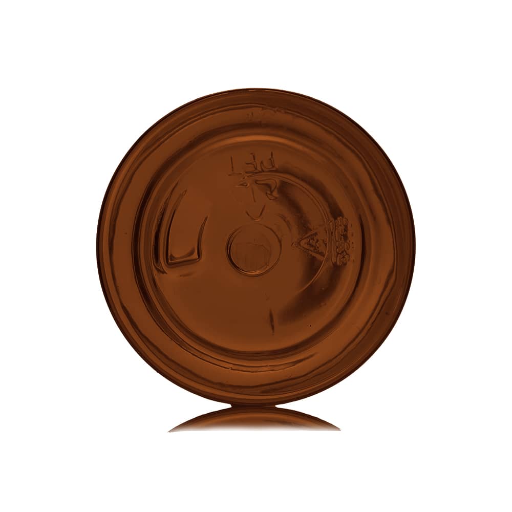 2 oz Amber PET Foam Bottle with 30-400 neck finish - Product image