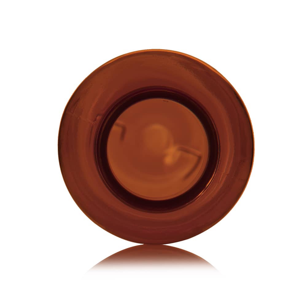 4 oz Amber PET Bullet Bottle with 24-410 neck finish - Product image