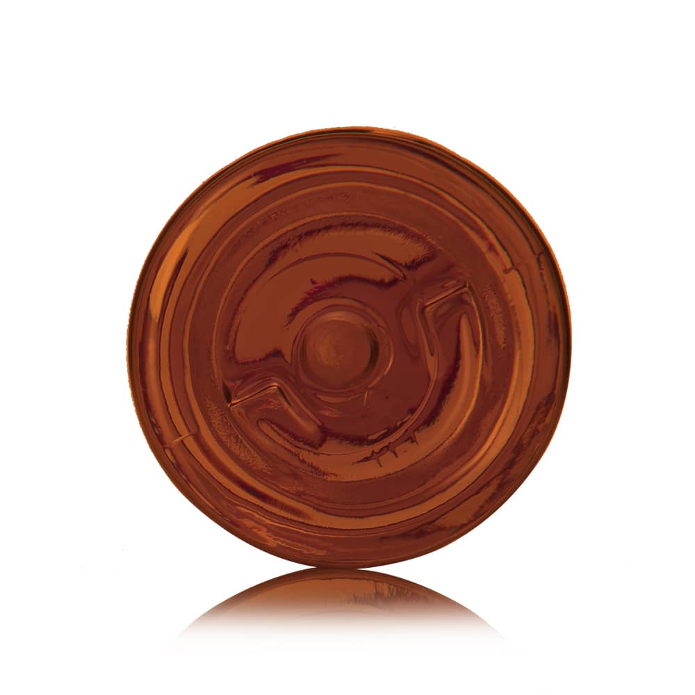 4 oz Amber PET Bullet Bottle with 24-410 neck finish - Product image