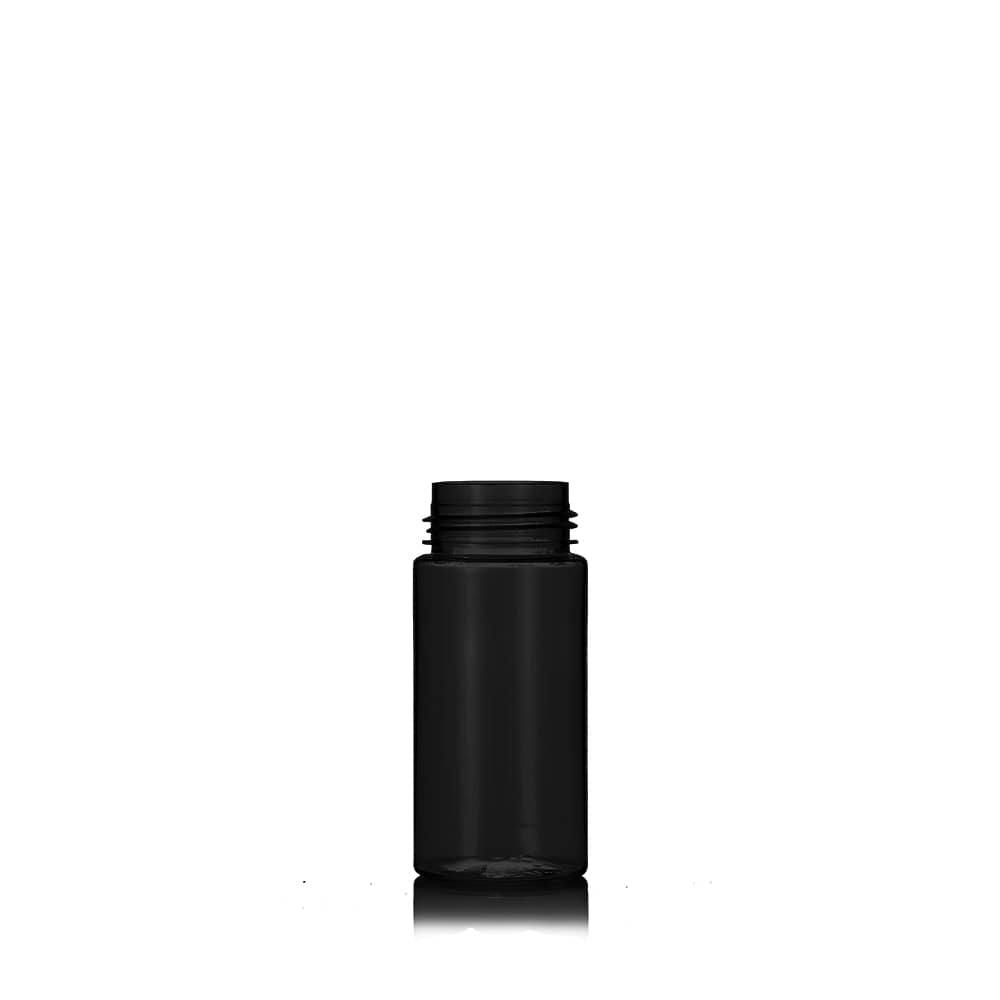 4 oz Black PET Foam Bottle with 42-410 neck finish - Product image