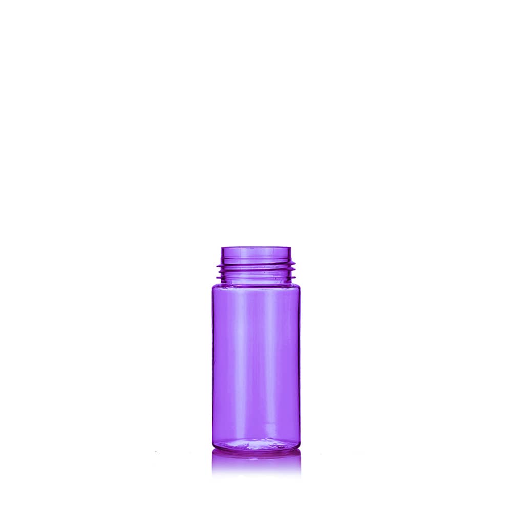 4 oz Purple PET Foam Bottle with 42-410 neck finish - Product image