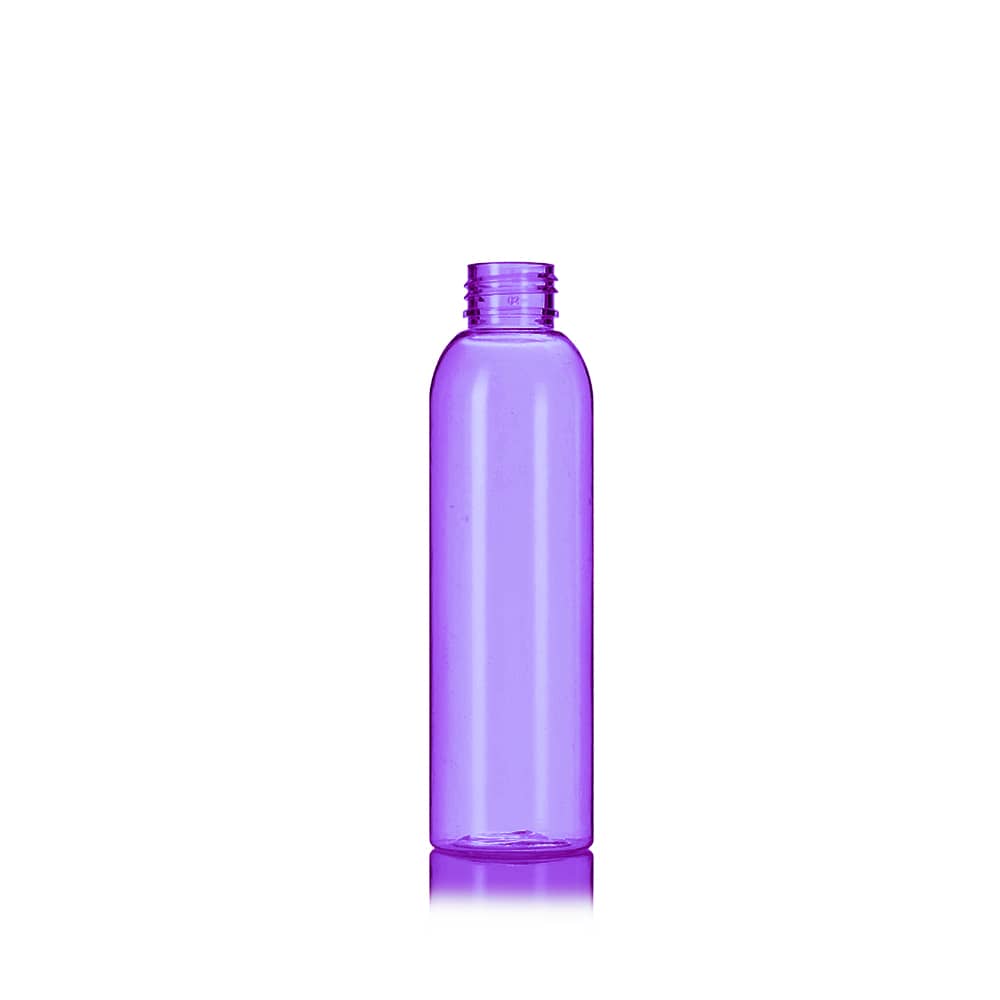 5 oz Purple PET Bullet Bottle with 24-410 neck finish - Product image