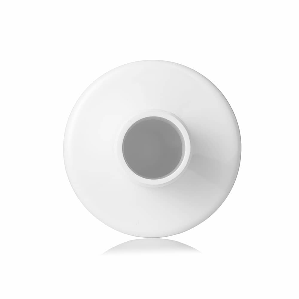 12 oz White PET Cylinder Round Bottle with 24-410 neck finish - Product image