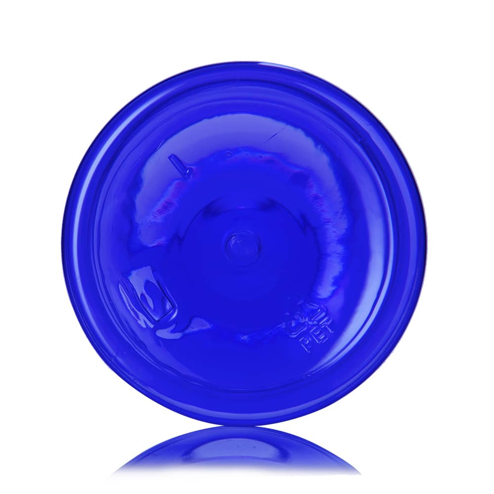 16 oz Blue PET Bullet Bottle with 24-410 neck finish - Product image