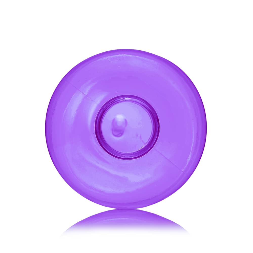 16 oz Purple PET Boston Round Bottle with 28-410 neck finish - Product image