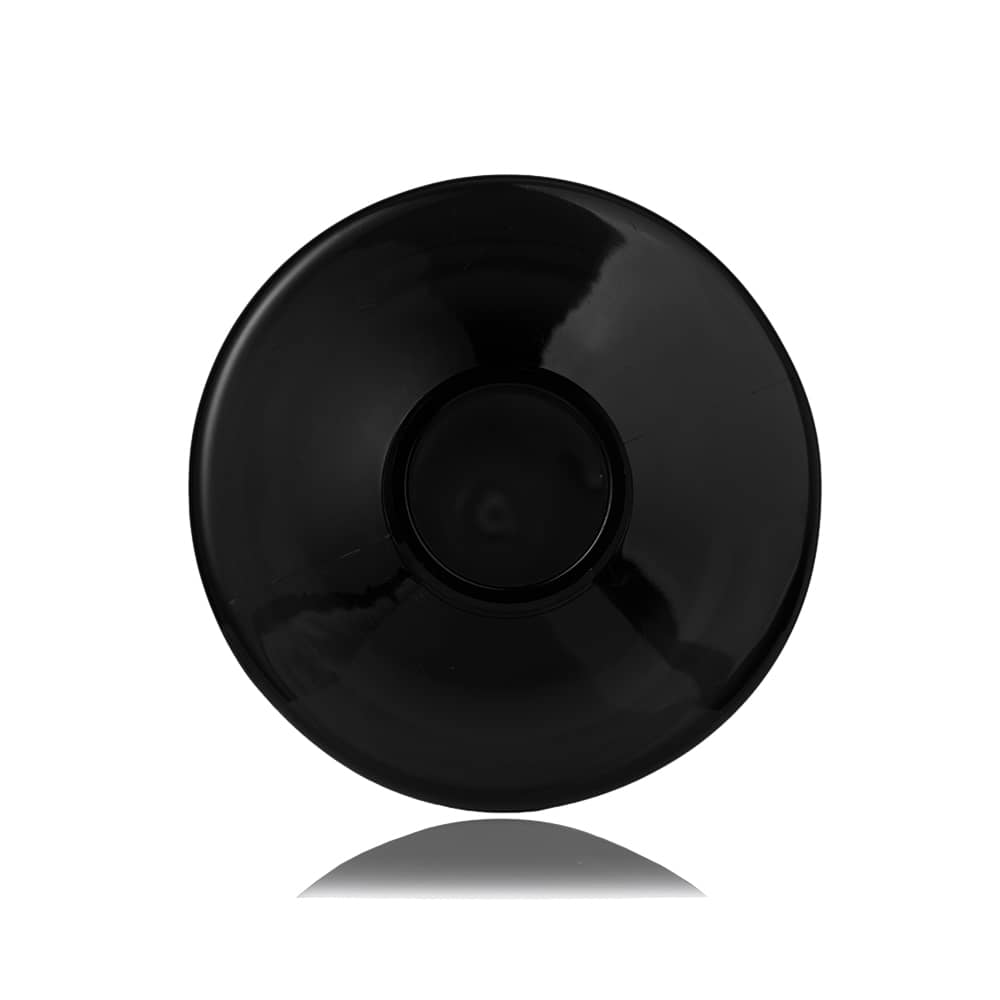 32 oz Black PET Cylinder Round Bottle with 32-400 neck finish - Product image