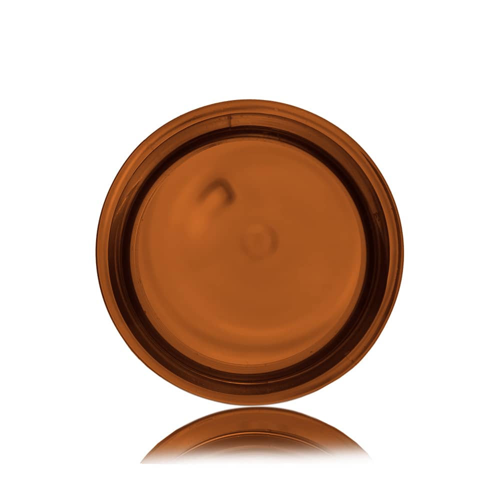 6.5 oz Amber PET Foam Bottle with 42-410 neck finish - Product image