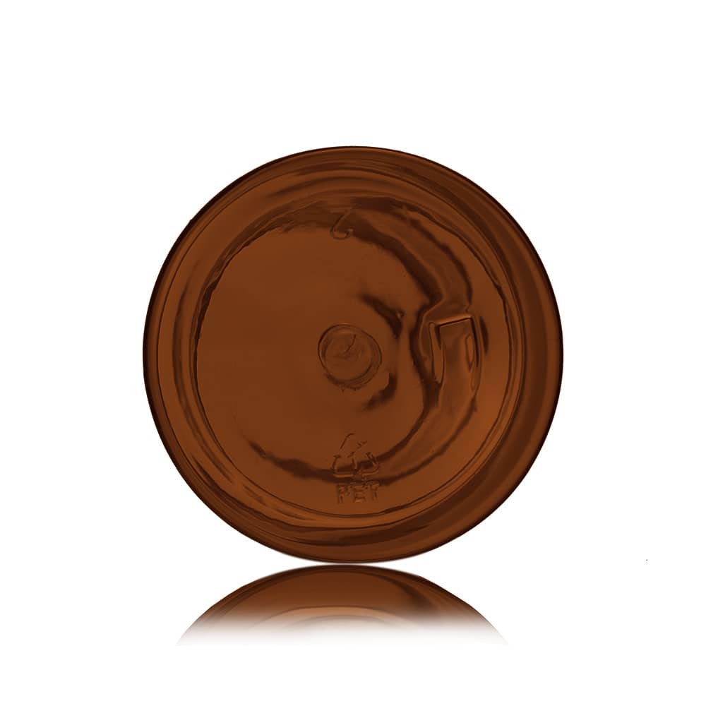 6.5 oz Amber PET Foam Bottle with 42-410 neck finish - Product image