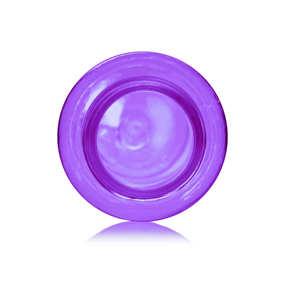 1 oz Purple PET Cosmo Bottle with 20-410 neck finish - Product image