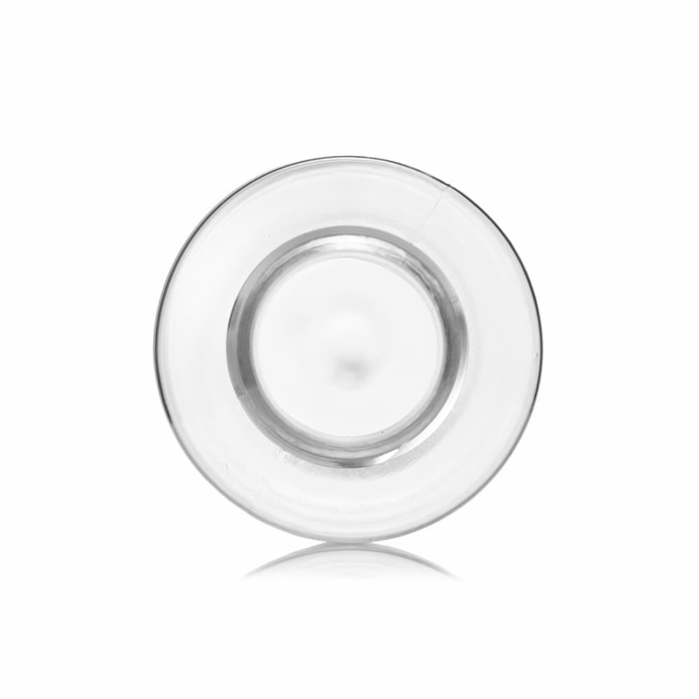 2 oz Clear PET Cylinder Round Bottle with 20-410 neck finish - Product image