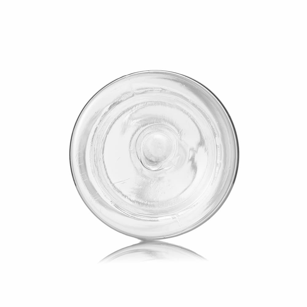 2 oz Clear PET Cylinder Round Bottle with 20-410 neck finish - Product image