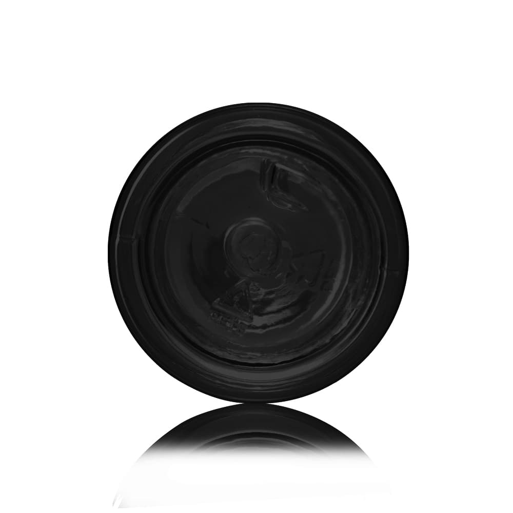 2 oz Black PET Cosmo Bottle with 24-410 neck finish - Product image