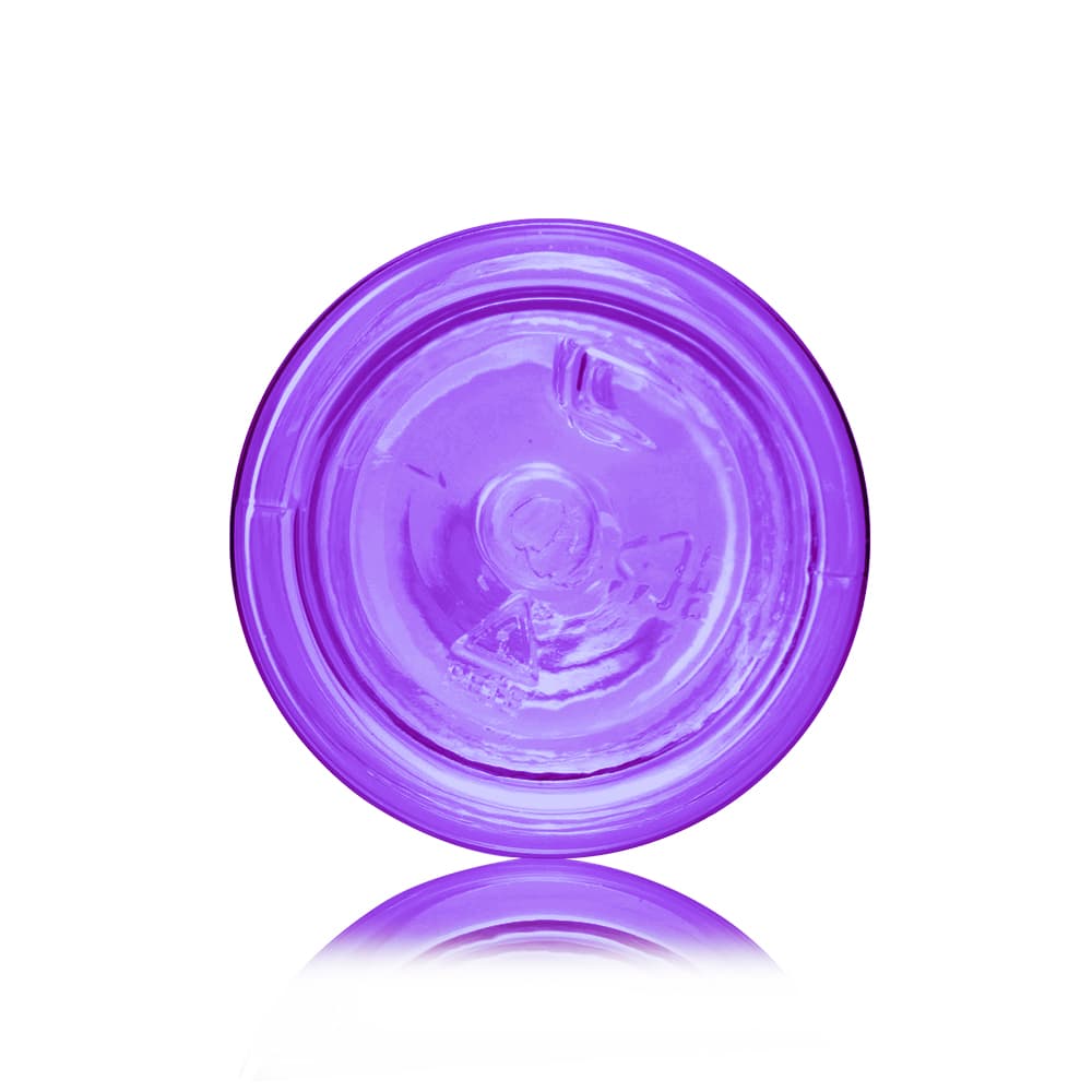 2 oz Purple PET Cosmo Bottle with 24-410 neck finish - Product image