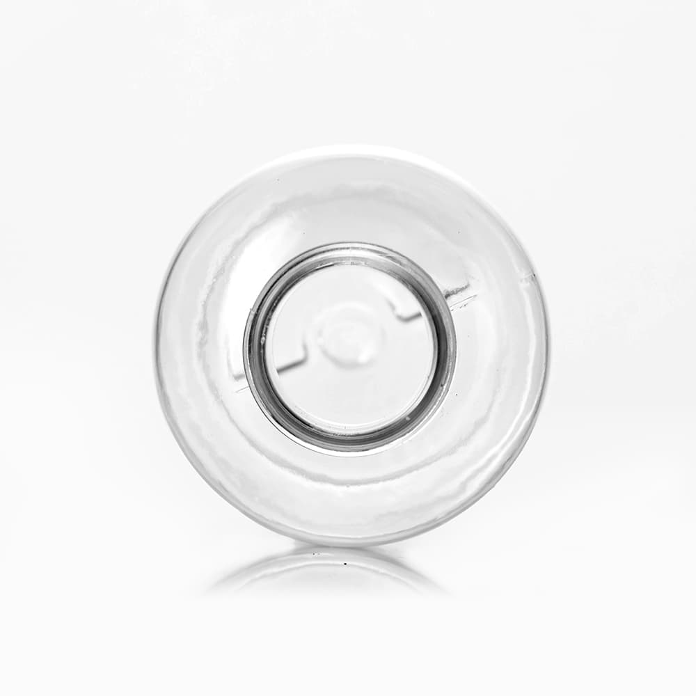 2 oz Clear PET Boston Round Bottle with 20-410 neck finish - Product image