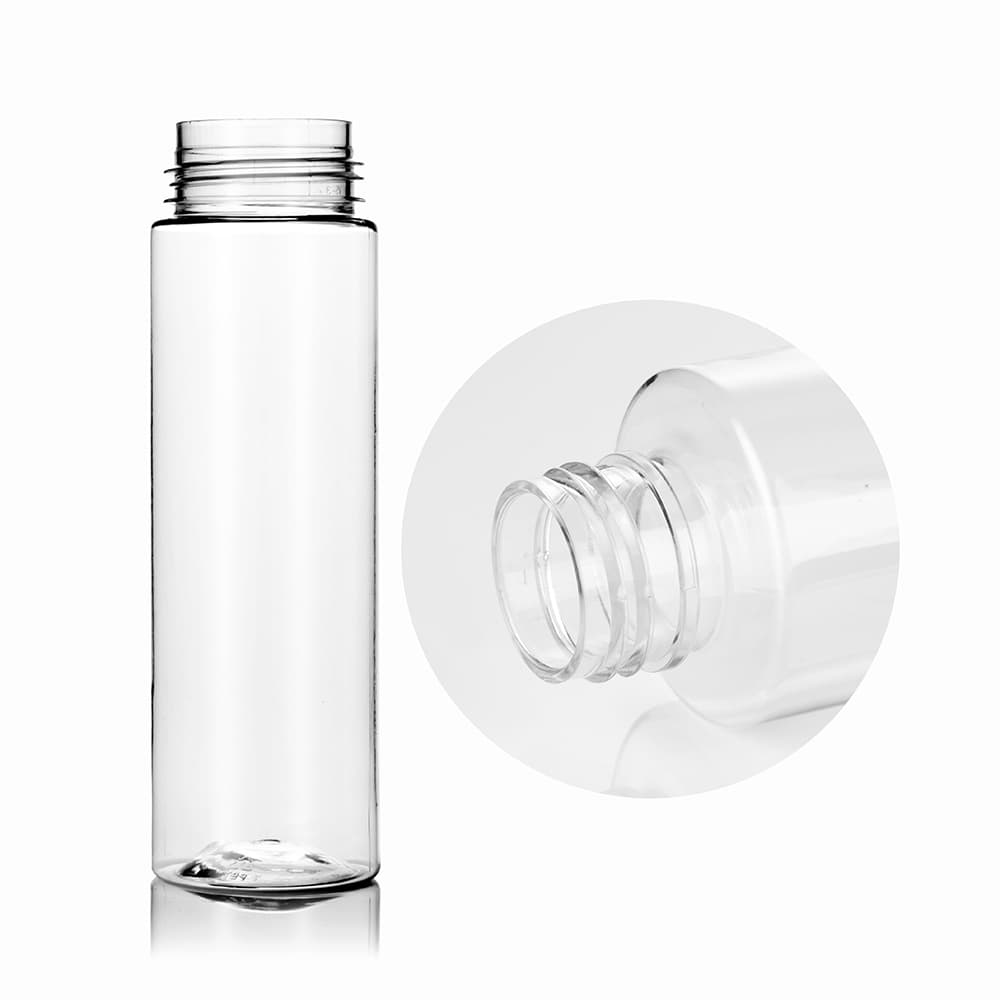 2 oz Clear PET Foam Bottle Bottle with 30-400 neck finish - Product image