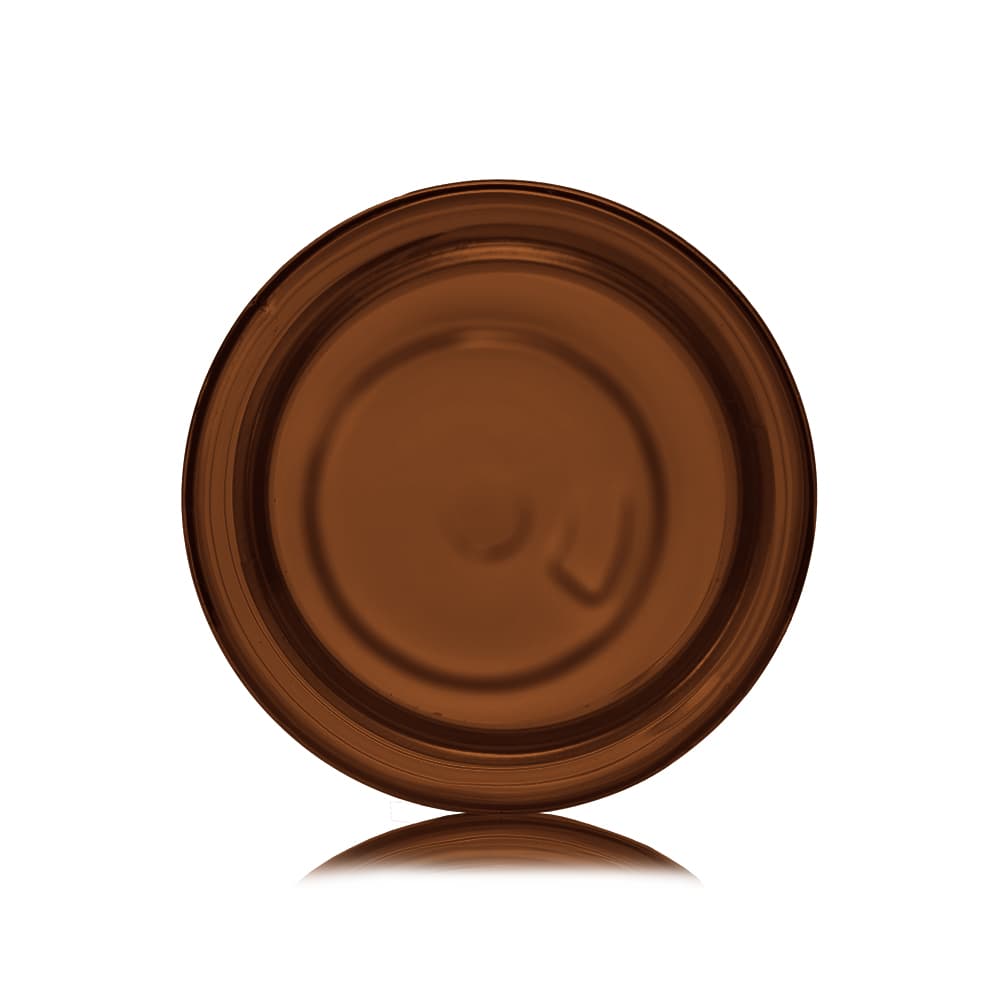 2 oz Amber PET Foam Bottle Bottle with 30-400 neck finish - Product image