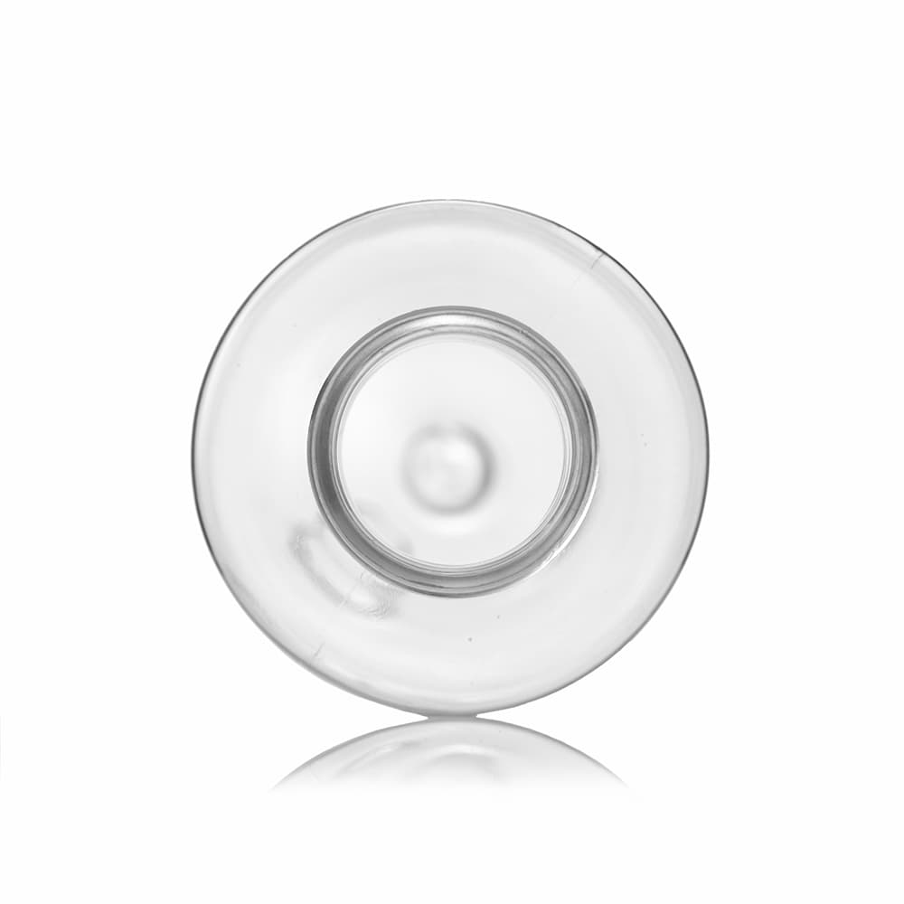 4 oz Clear PET Cylinder Round Bottle with 24-410 neck finish - Product image