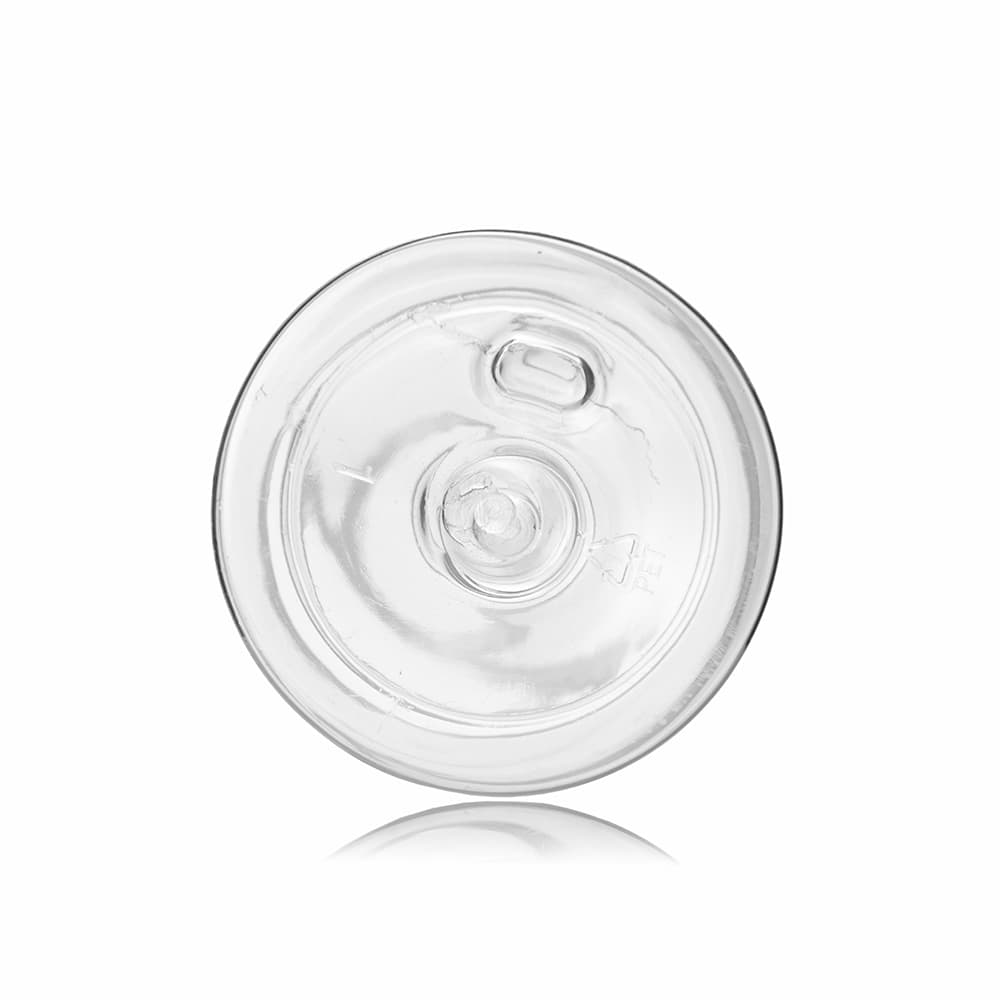 4 oz Clear PET Cylinder Round Bottle with 24-410 neck finish - Product image