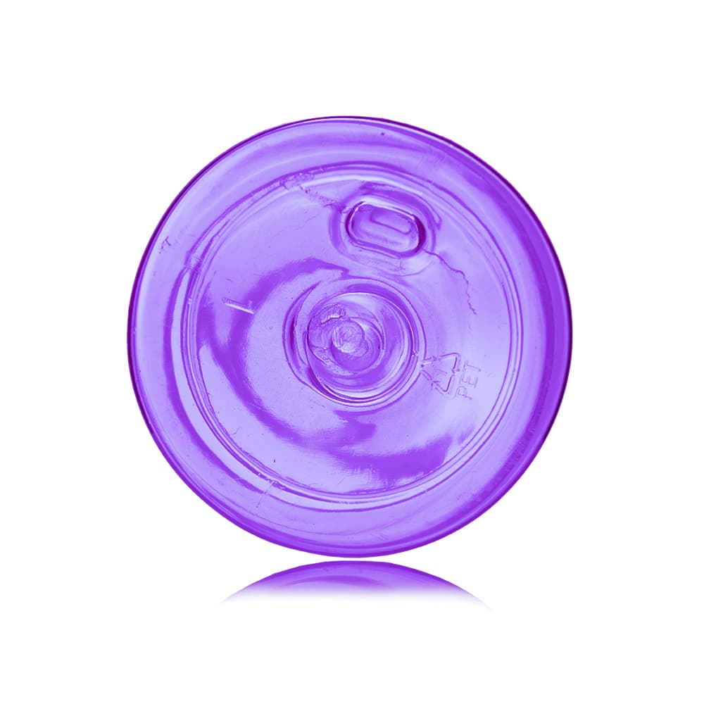 4 oz Purple PET Cylinder Round Bottle with 24-410 neck finish - Product image