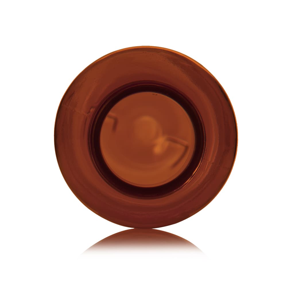 4 oz Amber PET Bullet Bottle with 24-410 neck finish - Product image