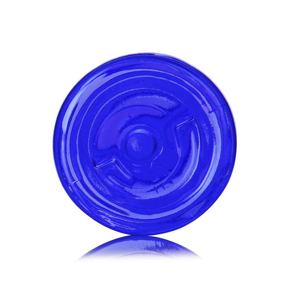 4 oz Blue PET Bullet Bottle with 24-410 neck finish - Product image