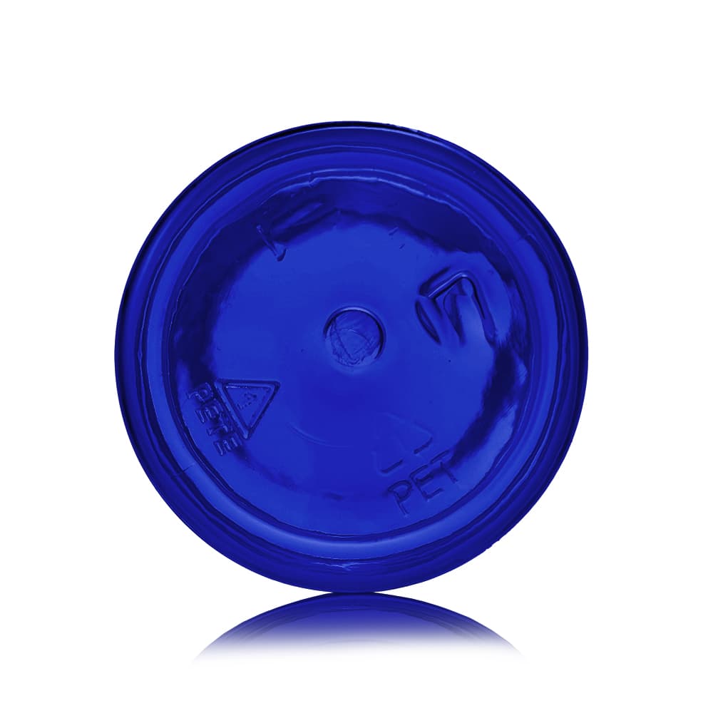 4 oz Blue PET Foam Bottle Bottle with 42-410 neck finish - Product image