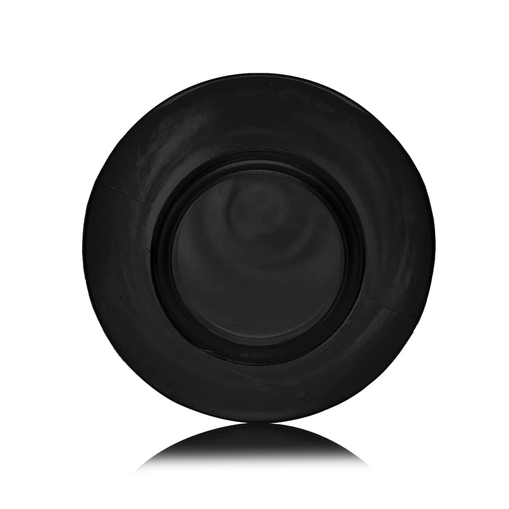 5 oz Black PET Bullet Bottle with 24-410 neck finish - Product image