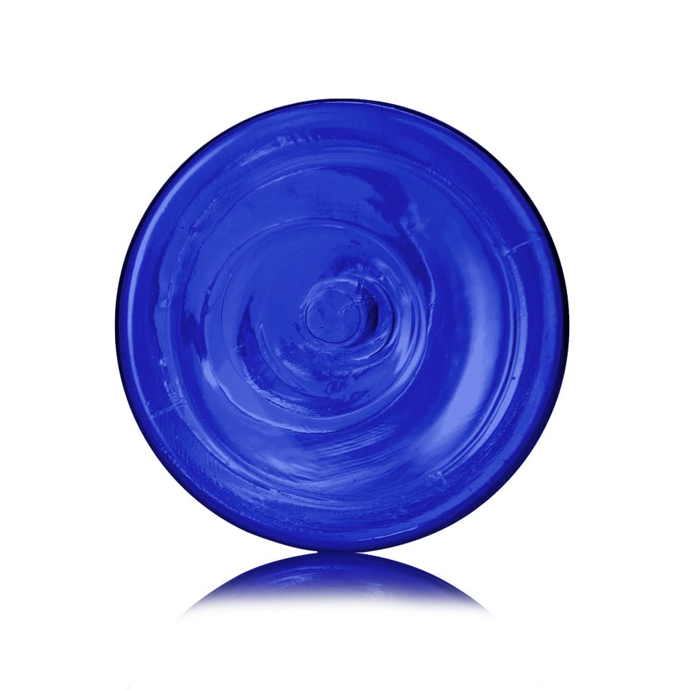 5 oz Blue PET Bullet Bottle with 24-410 neck finish - Product image