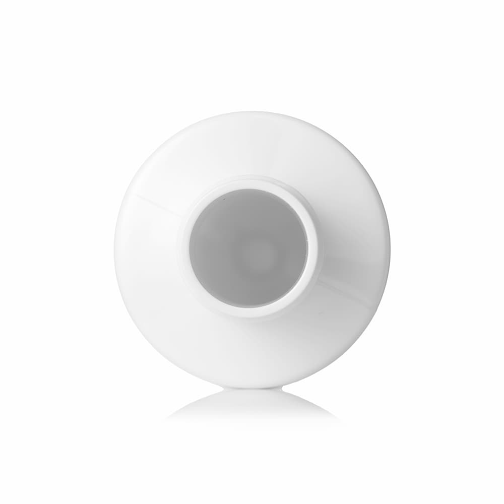 6 oz White PET Cylinder Round Bottle with 24-410 neck finish - Product image