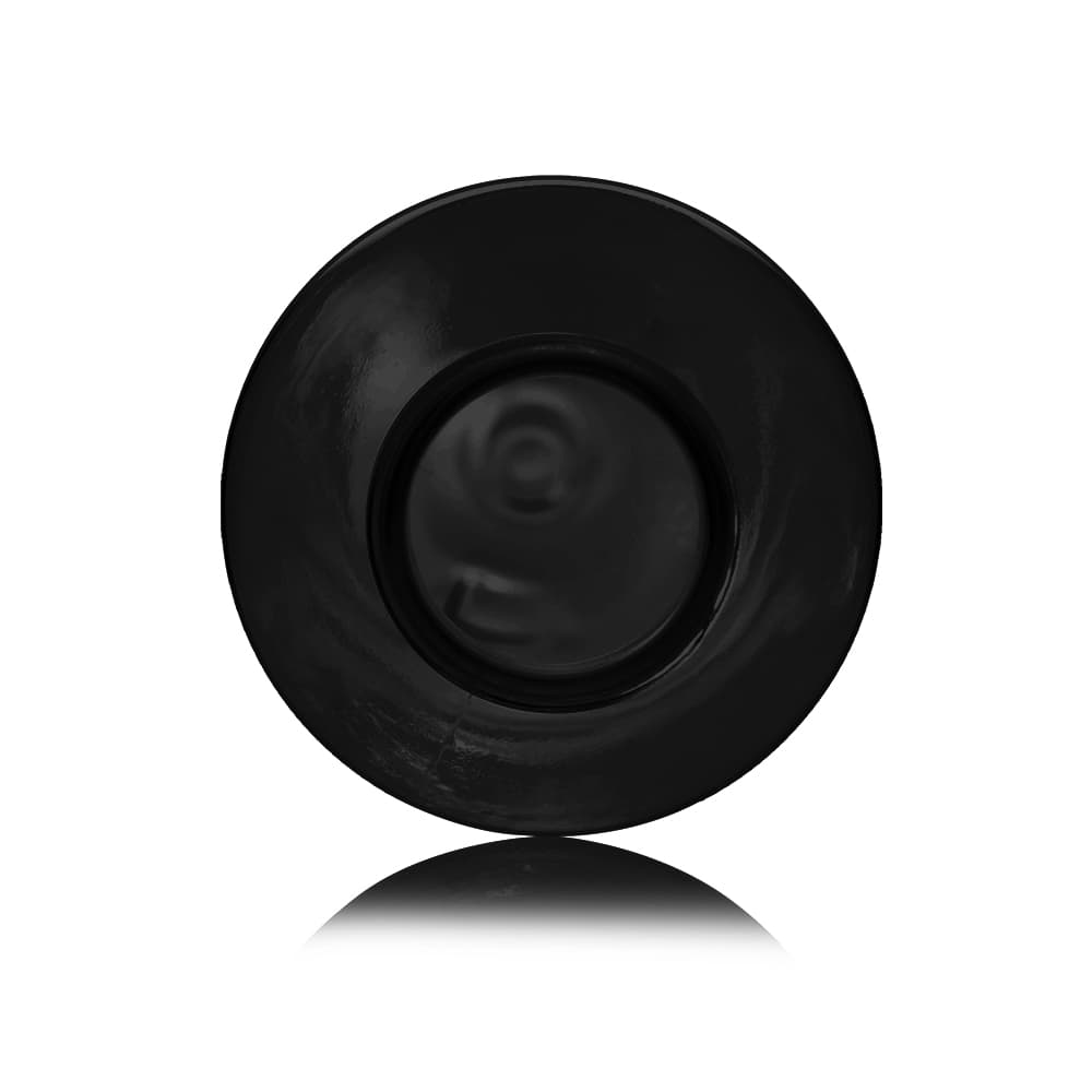 6 oz Black PET Cosmo Bottle with 24-410 neck finish - Product image