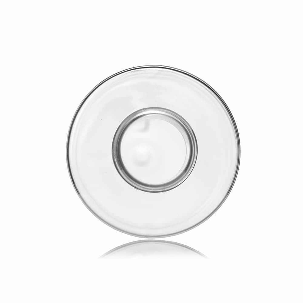 8 oz Clear PET Cylinder Round Bottle with 24-410 neck finish - Product image