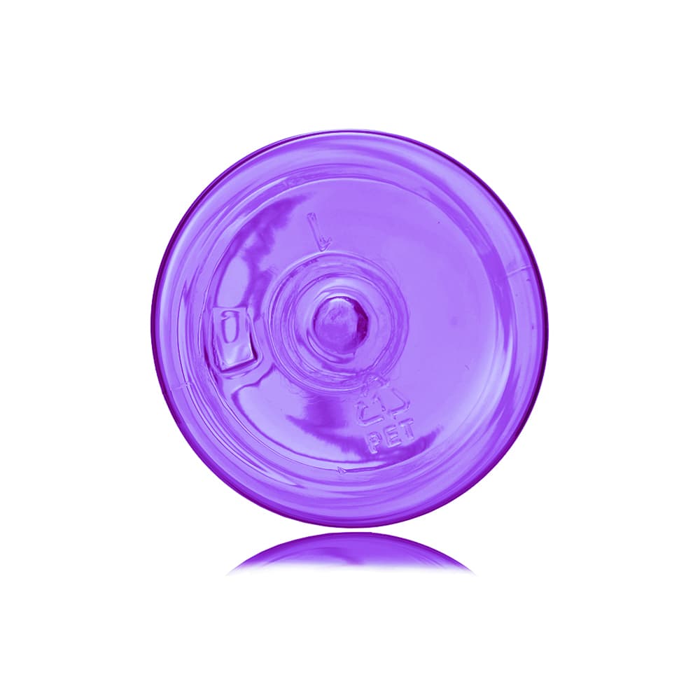 8 oz Purple PET Cylinder Round Bottle with 24-410 neck finish - Product image
