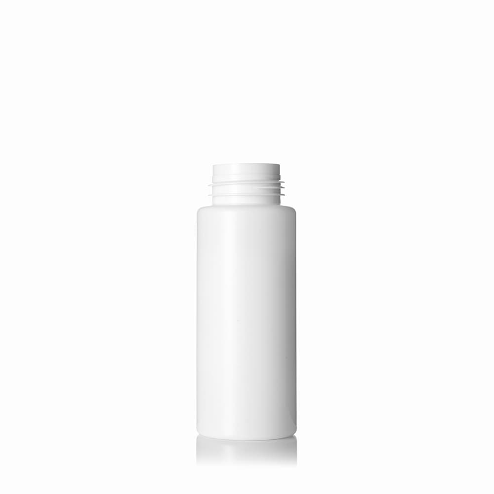 8 oz White PET Foam Bottle Bottle with 42-410 neck finish - Product image