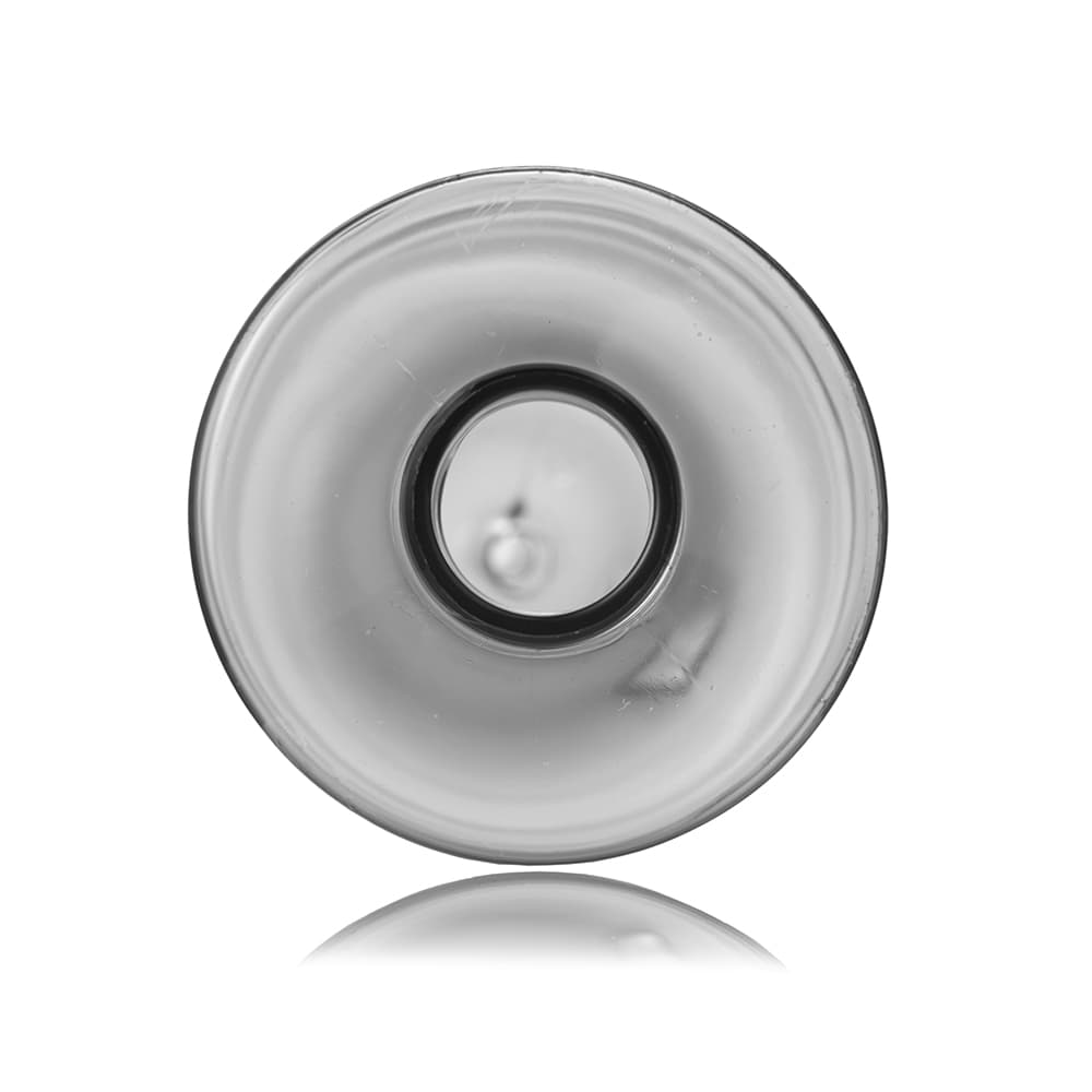 10 oz Clear PET Cylinder Round Bottle with 24-410 neck finish - Product image