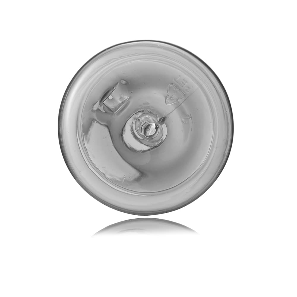 10 oz Clear PET Cylinder Round Bottle with 24-410 neck finish - Product image