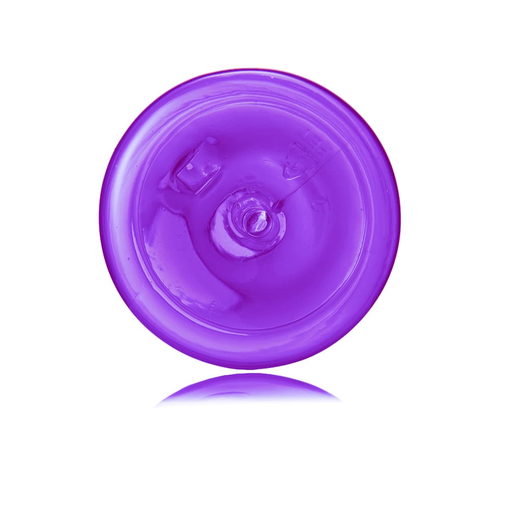 10 oz Purple PET Cylinder Round Bottle with 24-410 neck finish - Product image