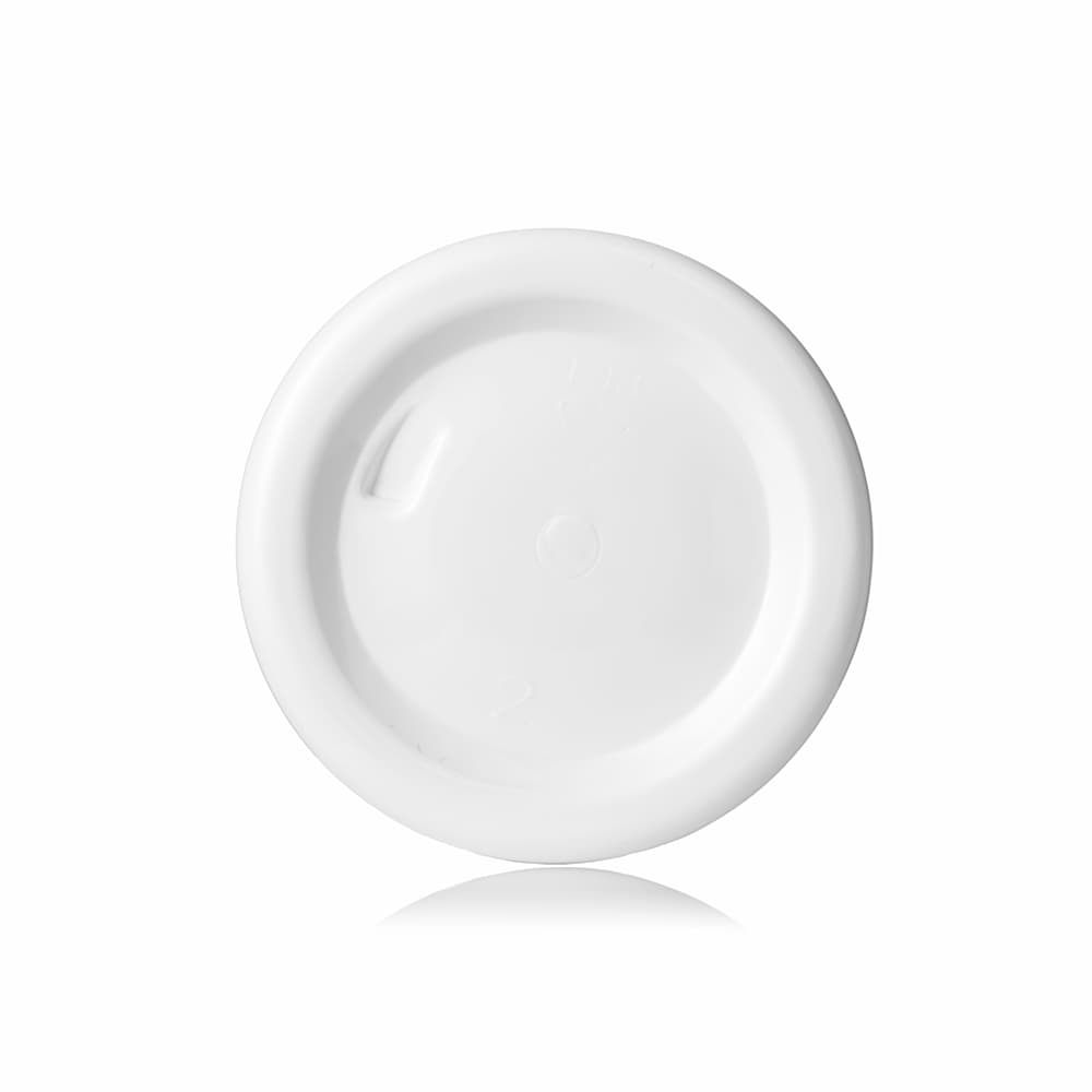 12 oz White PET Cylinder Round Bottle with 24-410 neck finish - Product image