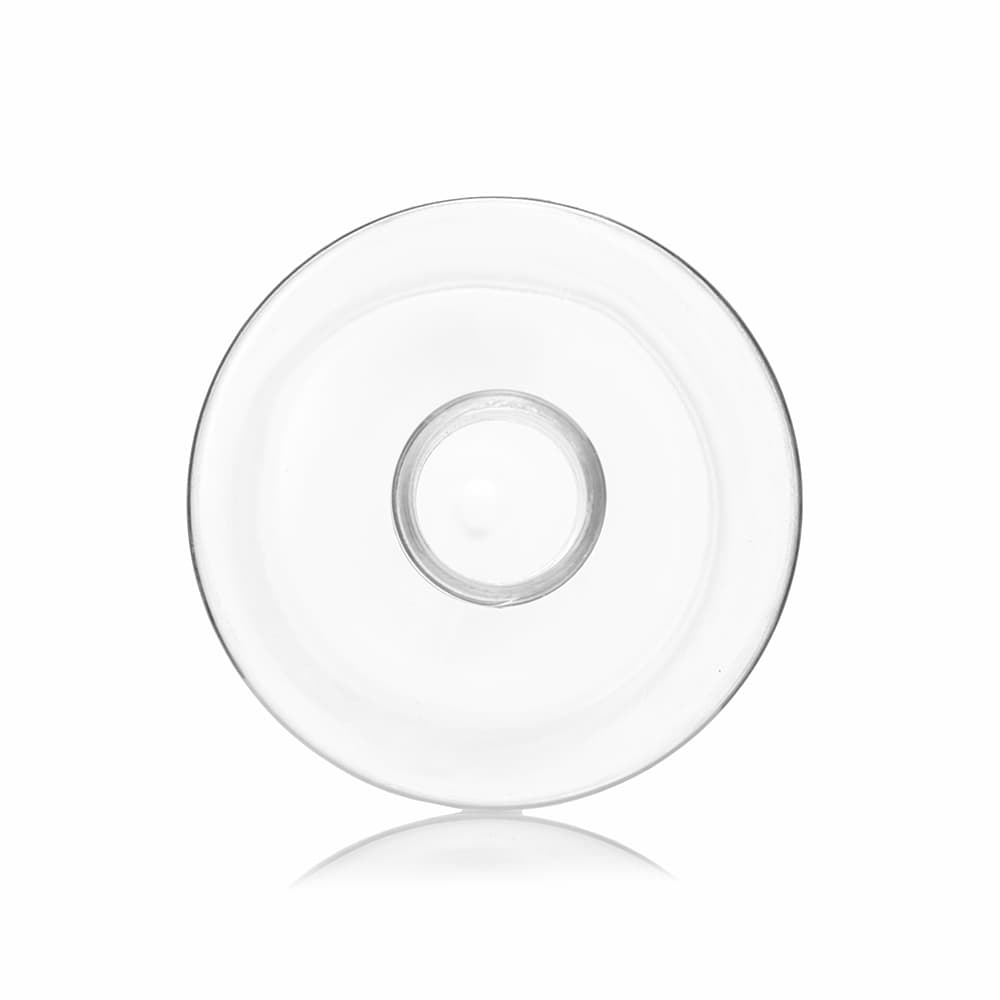 16 oz Clear PET Cylinder Round Bottle with 24-410 neck finish - Product image