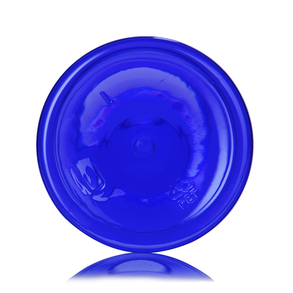 16 oz Blue PET Bullet Bottle with 24-410 neck finish - Product image