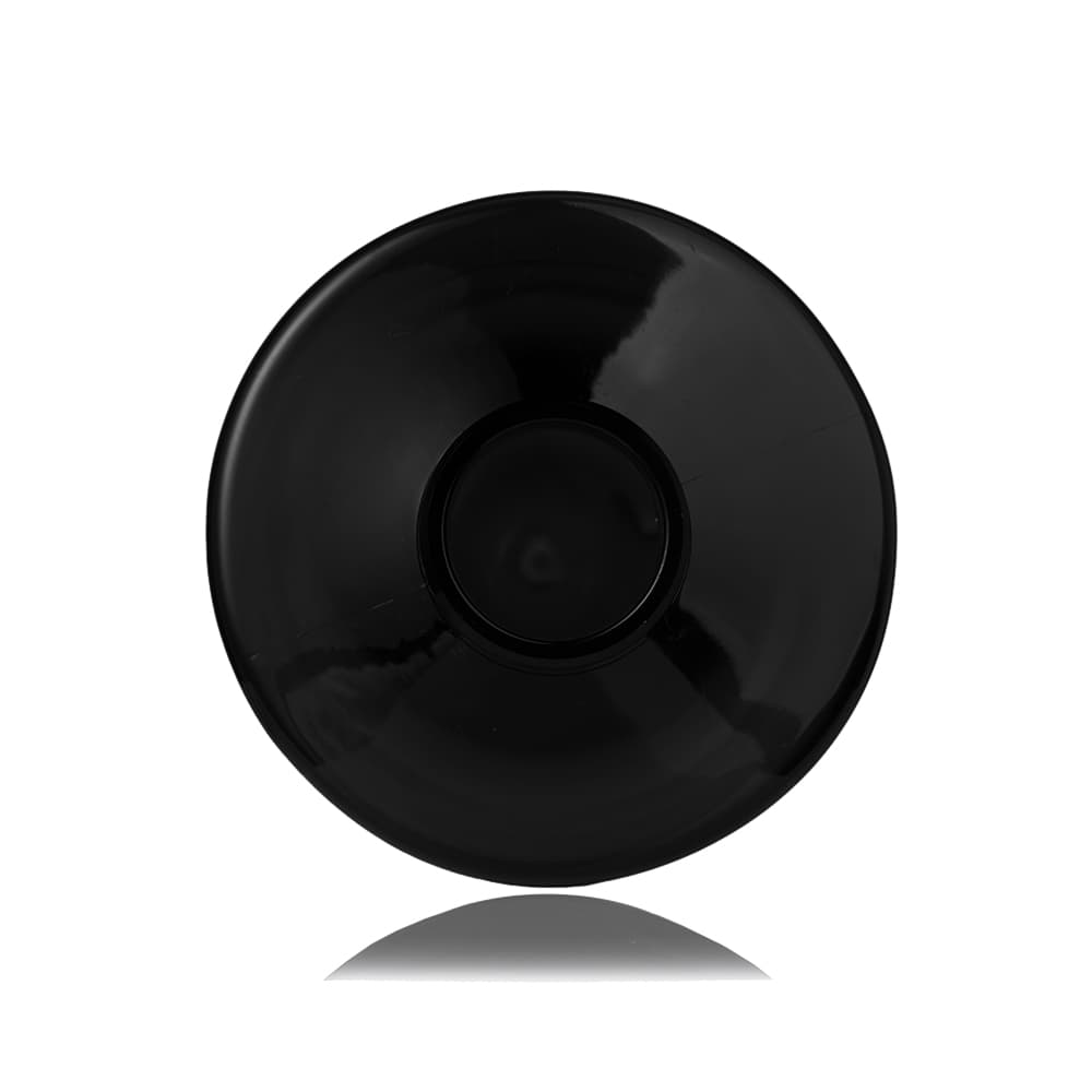 32 oz Black PET Cylinder Round Bottle with 32-400 neck finish - Product image