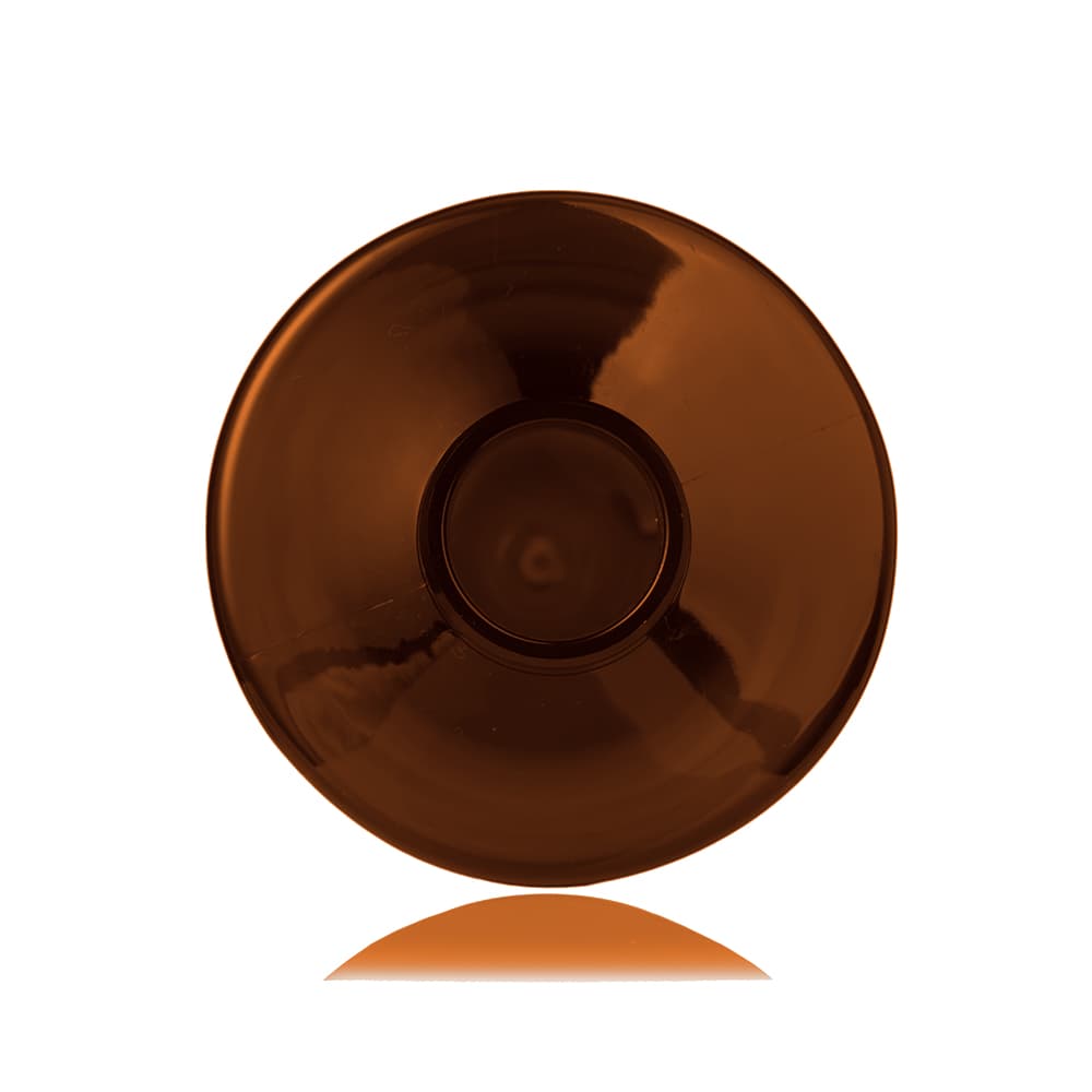 32 oz Amber PET Cylinder Round Bottle with 32-400 neck finish - Product image