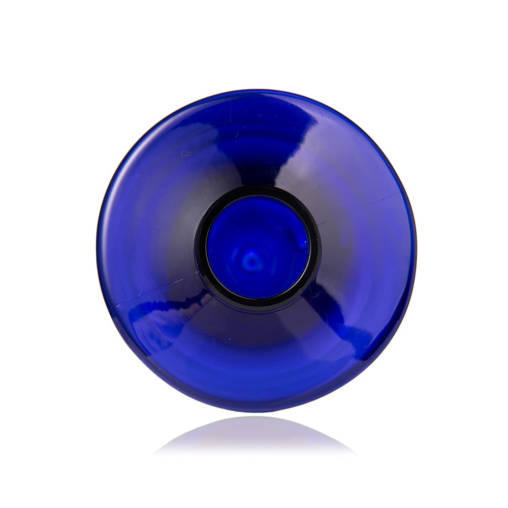 32 oz Blue PET Cylinder Round Bottle with 32-400 neck finish - Product image