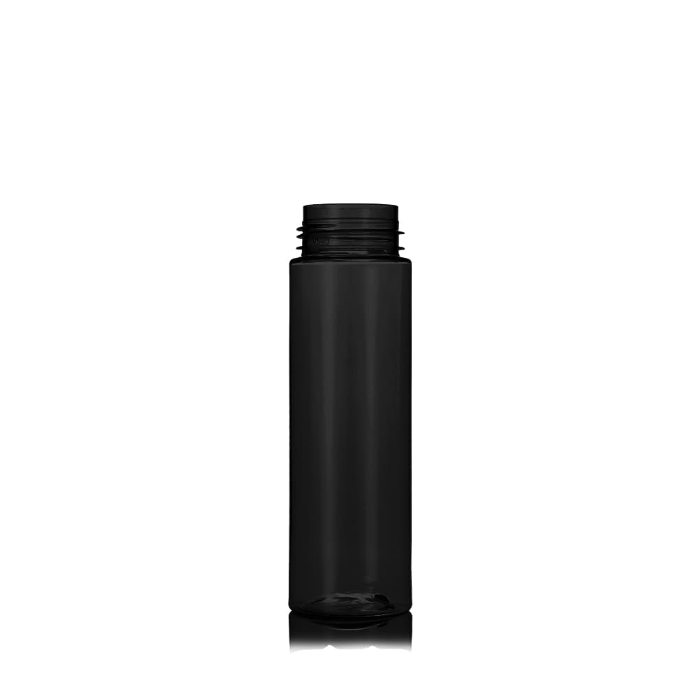 6.5 oz Black PET Foam Bottle Bottle with 42-410 neck finish - Product image