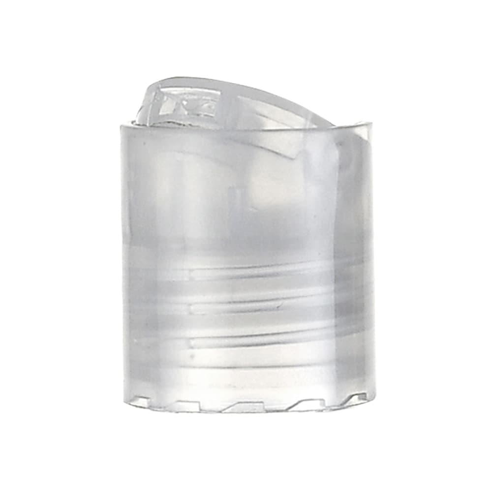 Natural PP Smooth Disc Top Cap with 20-410 neck finish and Pressure Sensitive Seal - Product image